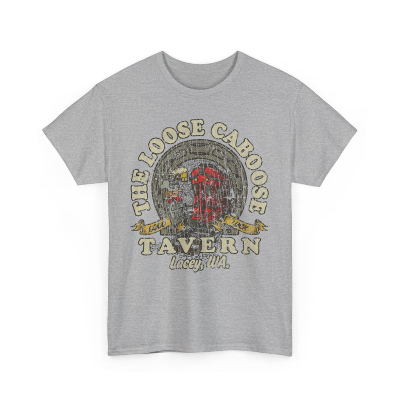 Load image into Gallery viewer, The Loose Caboose Tavern 1967 Lacey Washington Bar Restaurant T-shirt