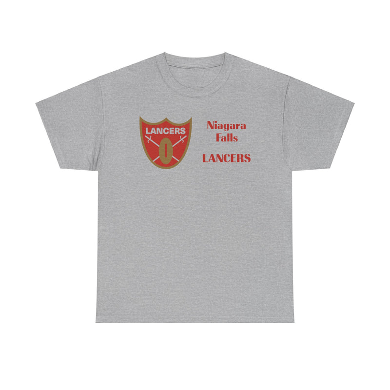 Load image into Gallery viewer, Niagara Falls New York Lancers Midwest Football 1971 T-shirt