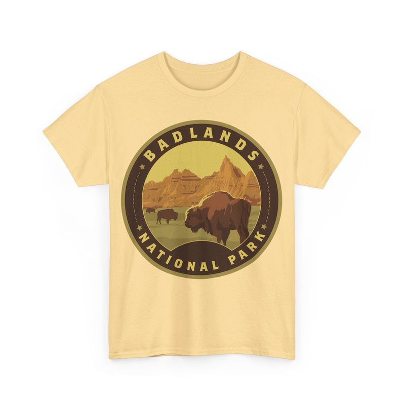 Load image into Gallery viewer, Badlands National Park South Dakota Round Logo T-shirt