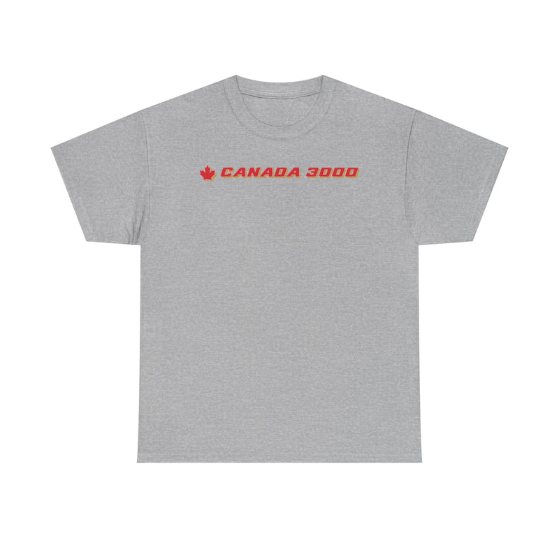Load image into Gallery viewer, Canada 3000 Red Maple Leaf Charter Airline Retro Aviation T-shirt