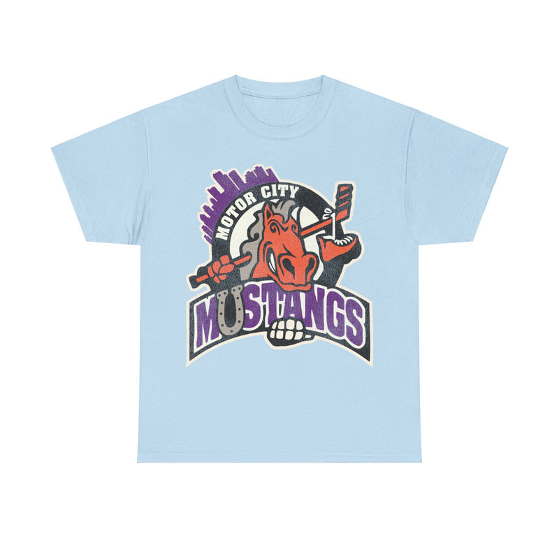 Load image into Gallery viewer, Detroit Motor City Mustangs Michigan Roller Hockey T-shirt