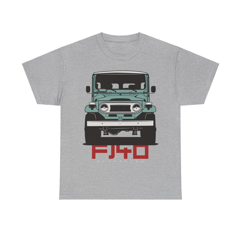 Load image into Gallery viewer, Toyota Land Cruiser FJ40 Green Car Double-sided T-shirt