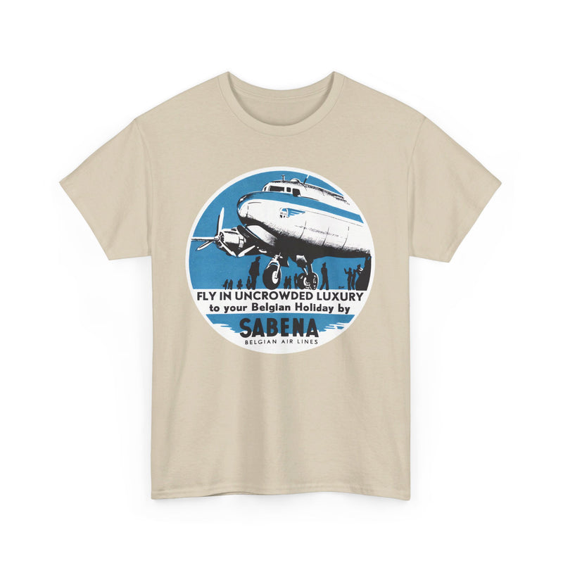Load image into Gallery viewer, Belgium Sabena Airlines Retro Nostalgic T-shirt