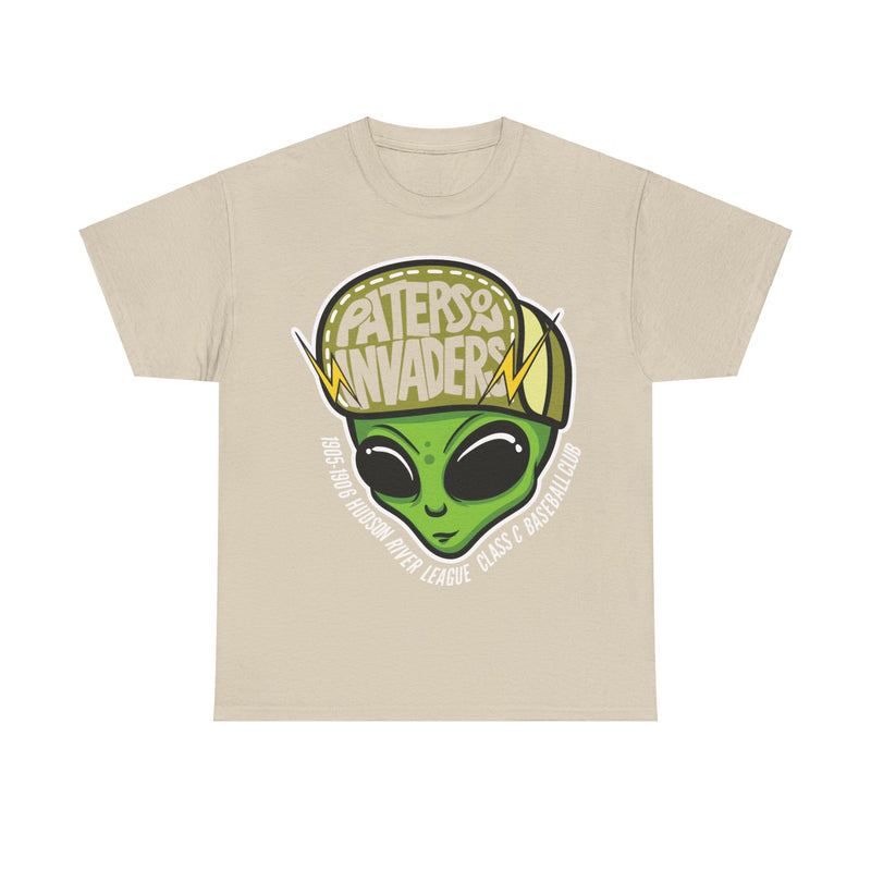 Load image into Gallery viewer, Paterson Invaders Mascot Logo New Jersey Baseball T-shirt