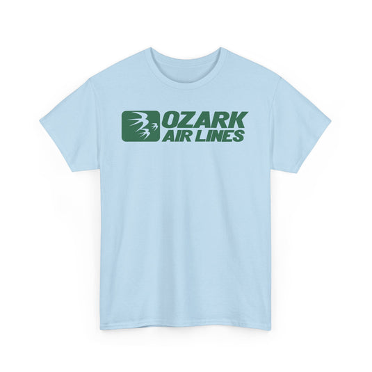 Ozark Airlines Green Logo Regional Aviation Collectible Nostalgia T-shirt