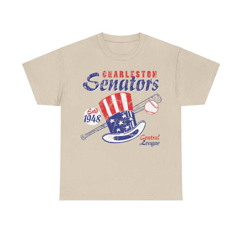 Load image into Gallery viewer, Charleston Senators Est 1948 West Virginia Baseball T-shirt