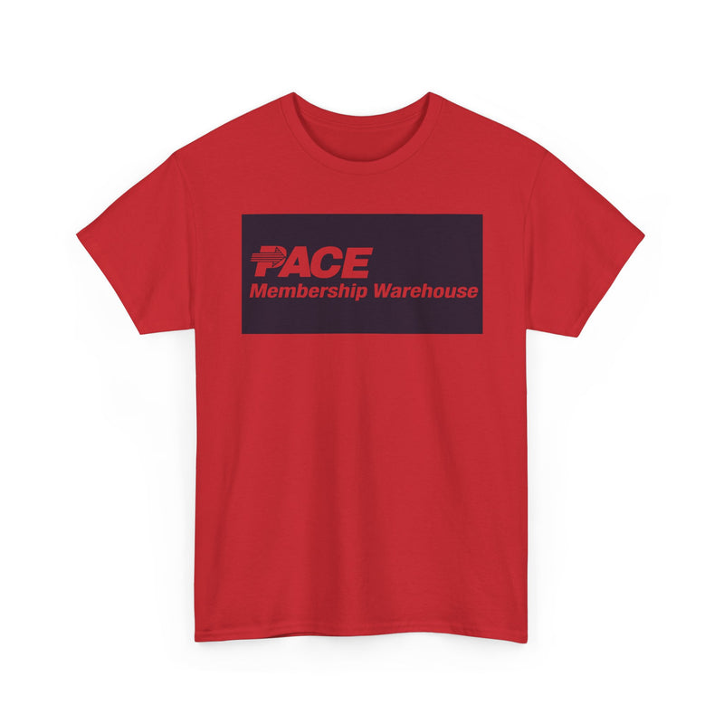 Load image into Gallery viewer, PACE Membership Warehouse Club Navy Blue Logo Bulk Shopping Nostalgic T-shirt