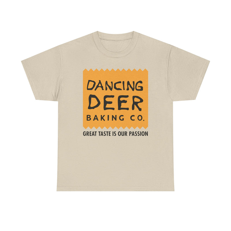 Load image into Gallery viewer, Dancing Deer Baking T-Shirt - Closed Bakery Company Logo Tee - Boston