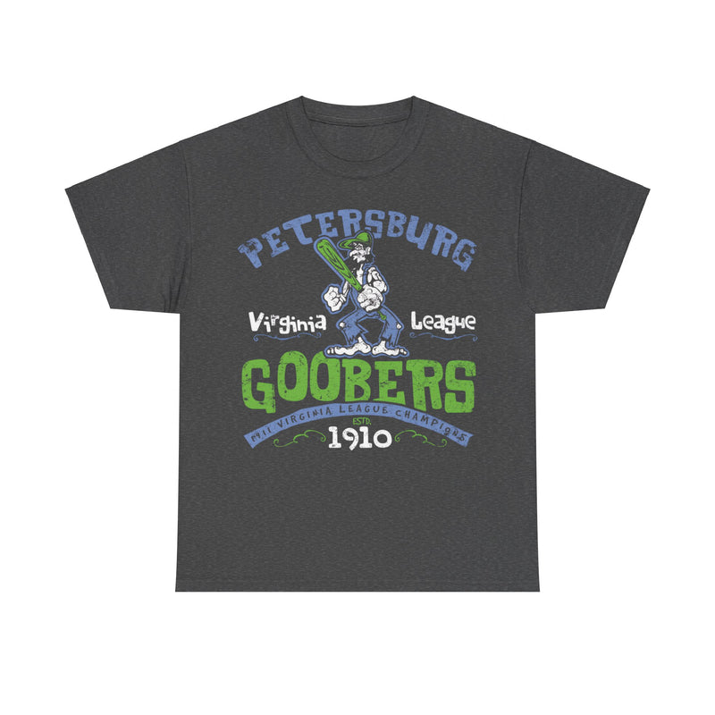 Load image into Gallery viewer, Petersburg Goobers Est 1910 Virginia Baseball T-shirt