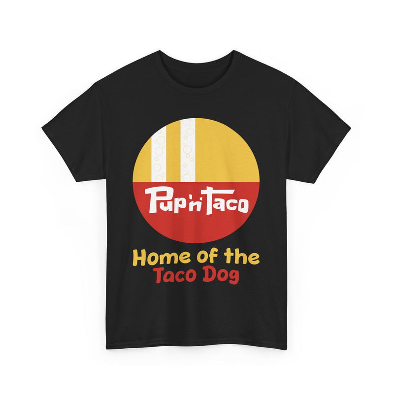 Load image into Gallery viewer, Pup 'n' Taco Home of Taco Dog Vintage Logo Restaurant T-Shirt