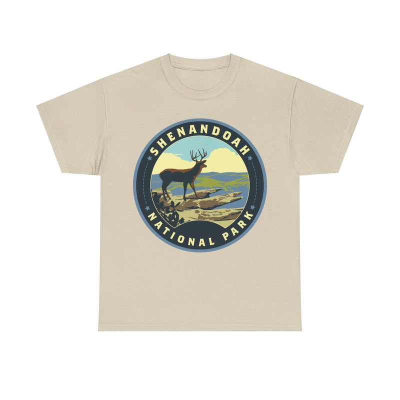 Load image into Gallery viewer, Shenandoah National Park Virginia Round Logo T-shirt