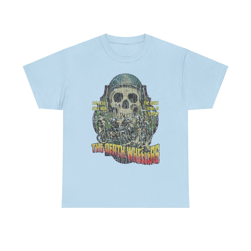 Load image into Gallery viewer, The Death Wheelers 1973 Horror Action Bike Gang Movie T-shirt