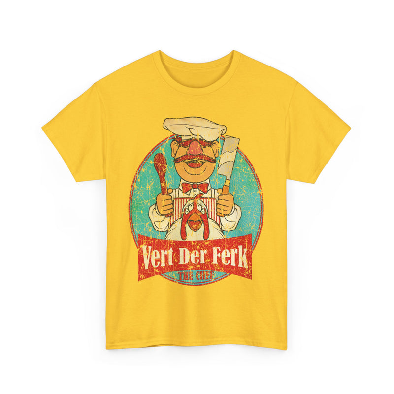 Load image into Gallery viewer, Vert Der Ferk Swedish Chef Funny T-shirt