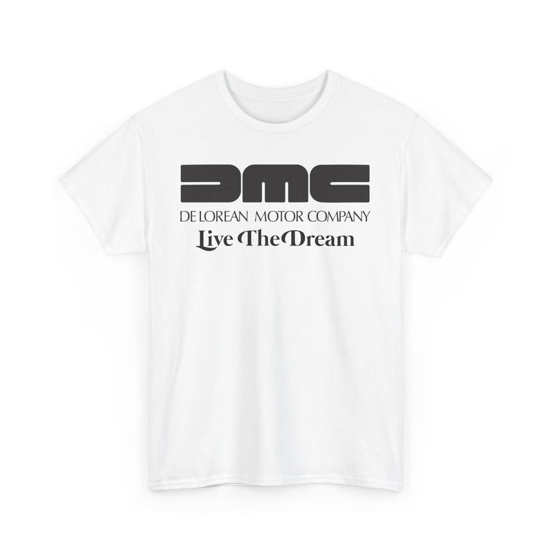 Load image into Gallery viewer, DMC DeLorean Motor Company Live The Dream Vintage T-shirt
