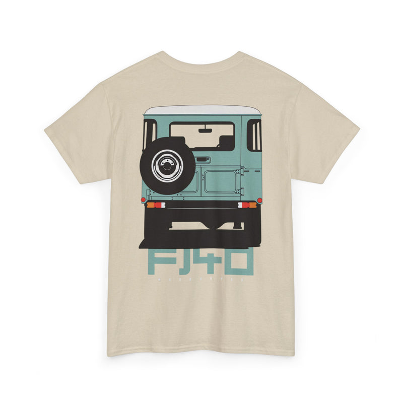Load image into Gallery viewer, Toyota Land Cruiser FJ40 Green Car Double-sided T-shirt