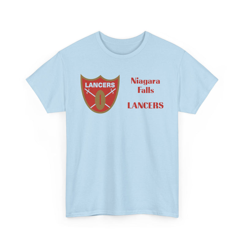 Load image into Gallery viewer, Niagara Falls New York Lancers Midwest Football 1971 T-shirt