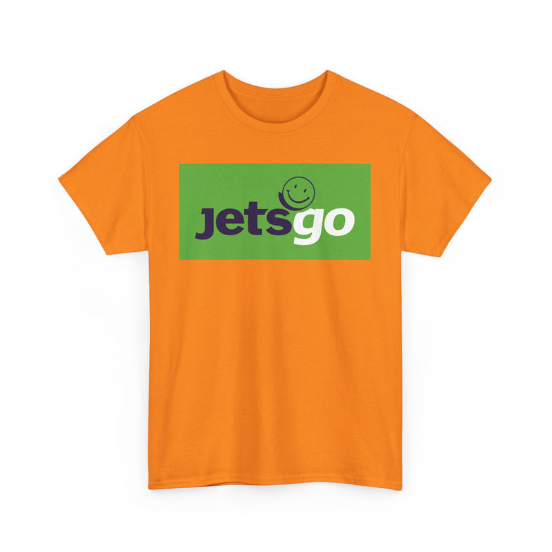 Load image into Gallery viewer, Jetsgo Canadian Airline Smiley Face Logo Vintage Aviation T-shirt