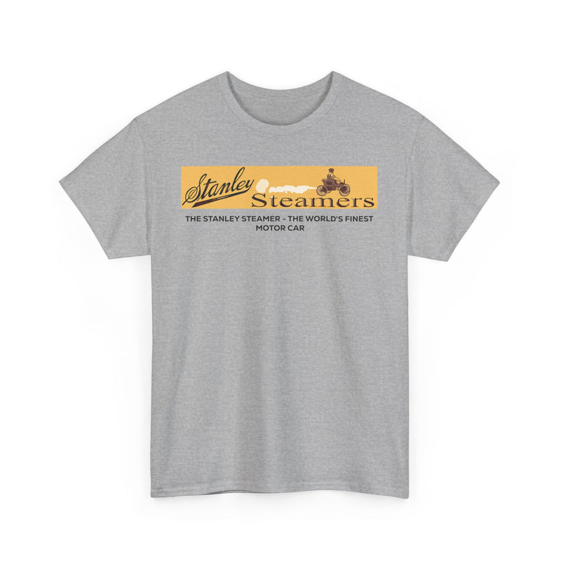 Load image into Gallery viewer, Stanley Steamers The World's Finest Motor Car Vintage Logo T-shirt