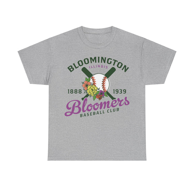 Load image into Gallery viewer, Bloomington Bloomers Est 1888 Illinois Baseball T-shirt