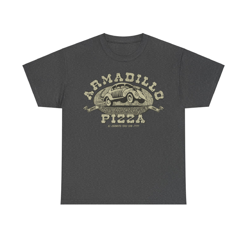 Load image into Gallery viewer, Armadillo Pizza Restaurant 1988 Distressed Print T-shirt