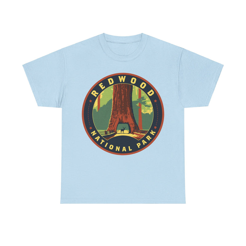 Load image into Gallery viewer, Redwood National Park California Round Logo T-shirt
