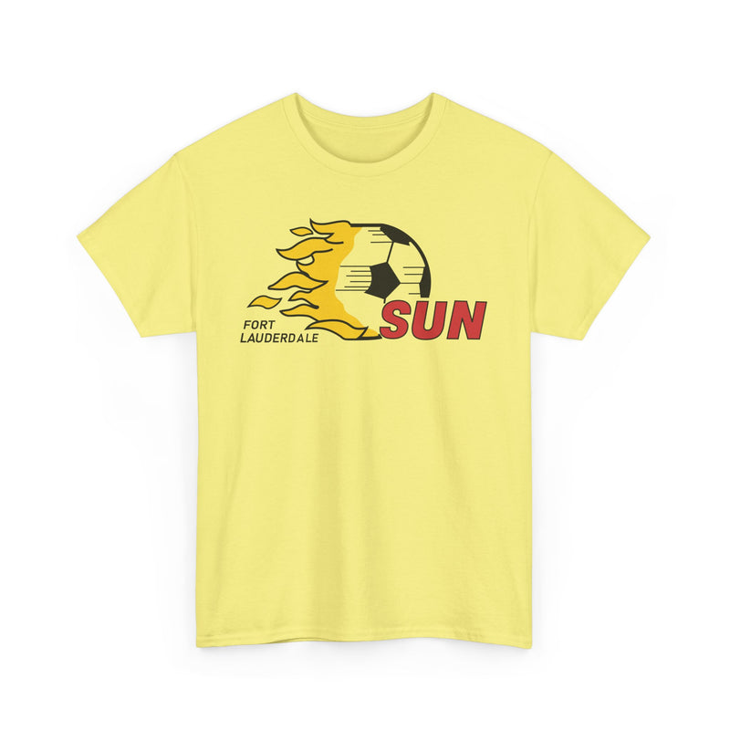 Load image into Gallery viewer, Fort Lauderdale Sun United Soccer League 1984 Logo T-shirt
