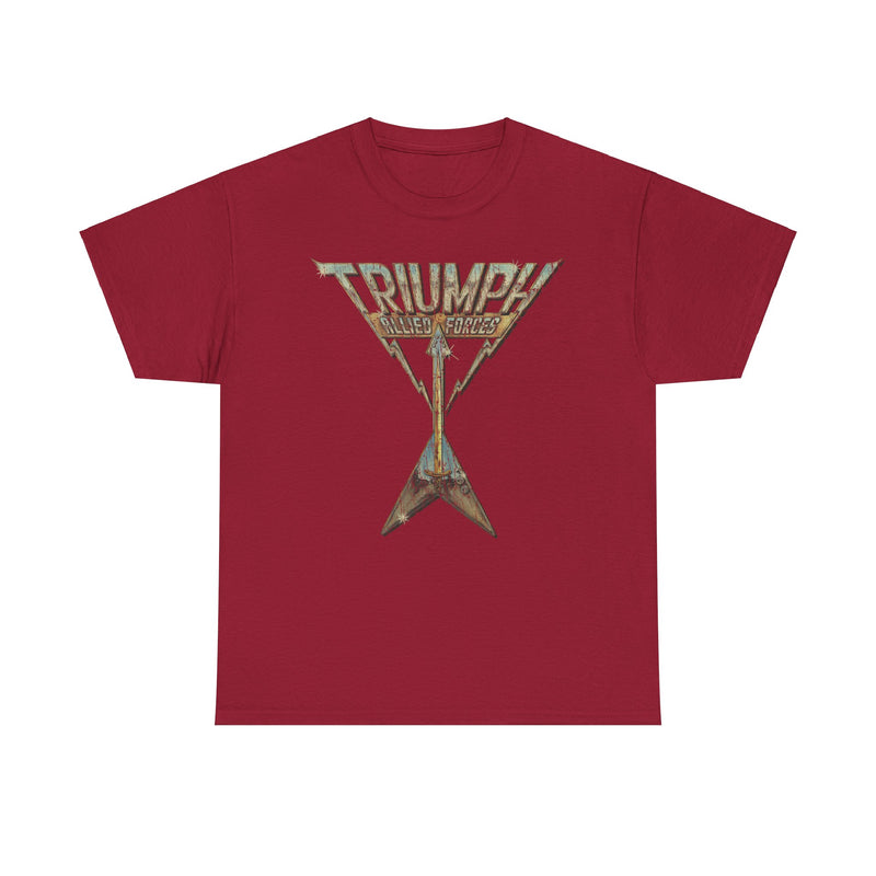 Load image into Gallery viewer, Triumph Allied Forces Canadian Music Rock Band T-shirt