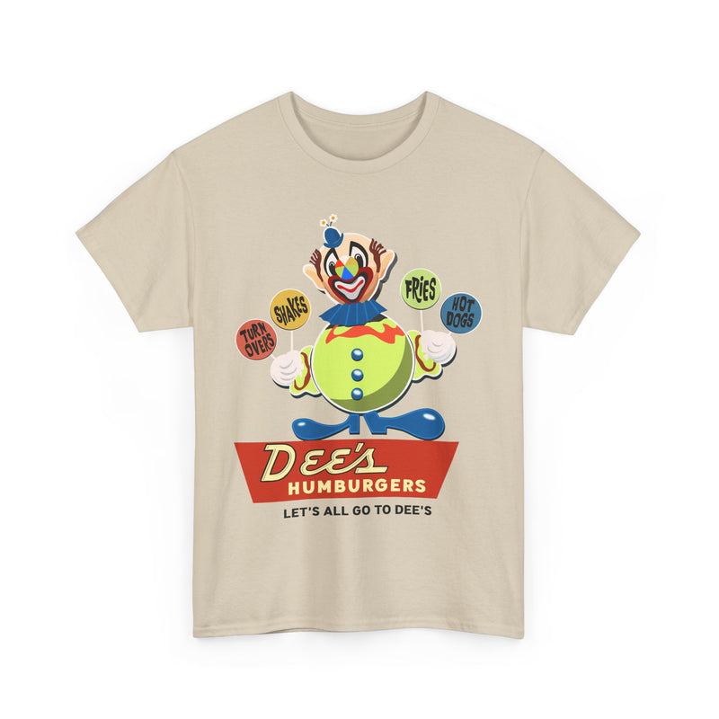 Load image into Gallery viewer, Dee's Hamburgers Let's All Go To Dee's Vintage Logo Chain T-Shirt