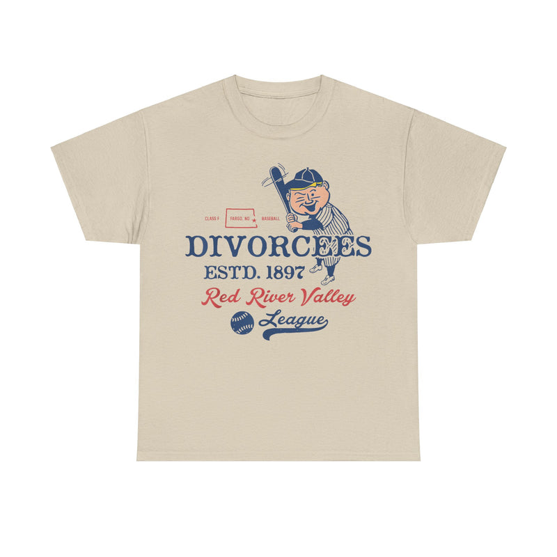 Load image into Gallery viewer, Fargo Divorcees North Dakota Nostalgic Retro Baseball Team T-shirt