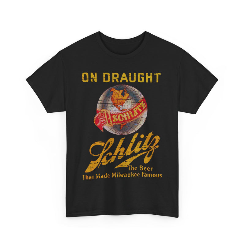 Load image into Gallery viewer, Schlitz Beer Milwaukee on Draught Wisconsin Brewery T-shirt