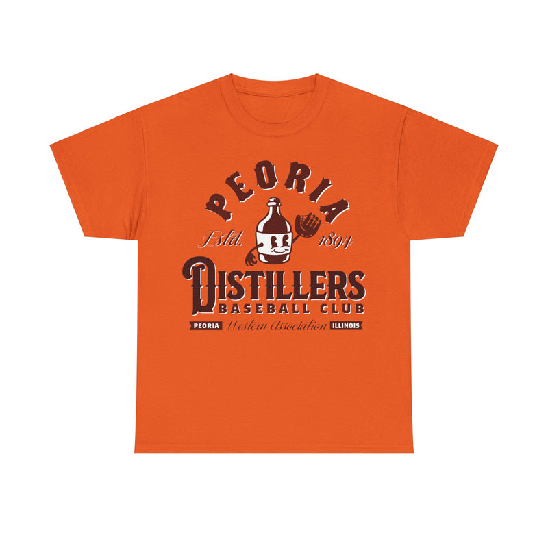 Load image into Gallery viewer, Peoria Distiller Est 1894 Illinois Baseball T-shirt