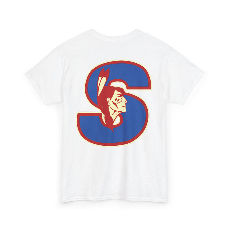 Load image into Gallery viewer, Springfield Indians Hockey Team Nostalgic 2 sided T-shirt