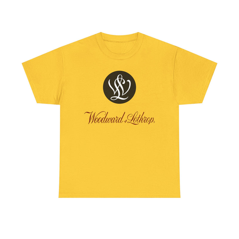 Load image into Gallery viewer, Woodward & Lothrop Black Circle Monogram W&L Department Store DC T-shirt