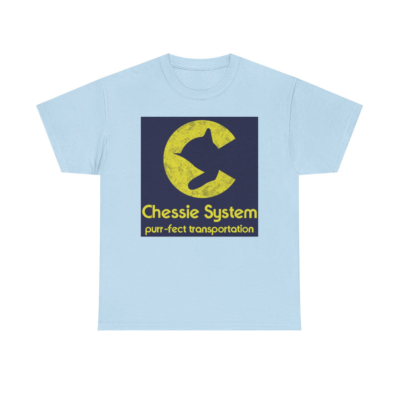 Load image into Gallery viewer, Chessie System Purr-fect Transportation Railroad Logo Train T-Shirt