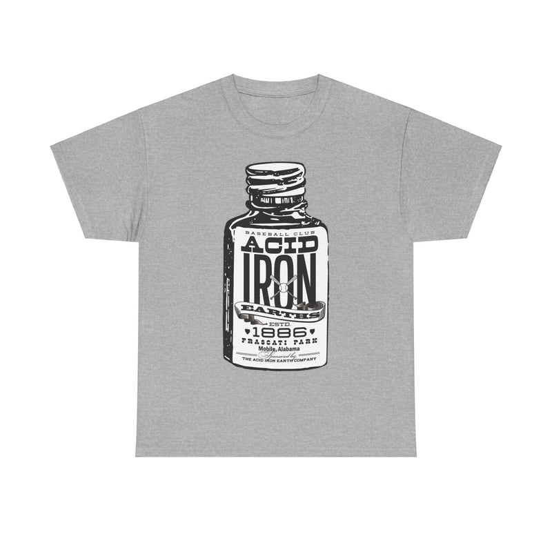 Load image into Gallery viewer, Acid Iron Earths Mobile Alabama 1886 Baseball T-shirt
