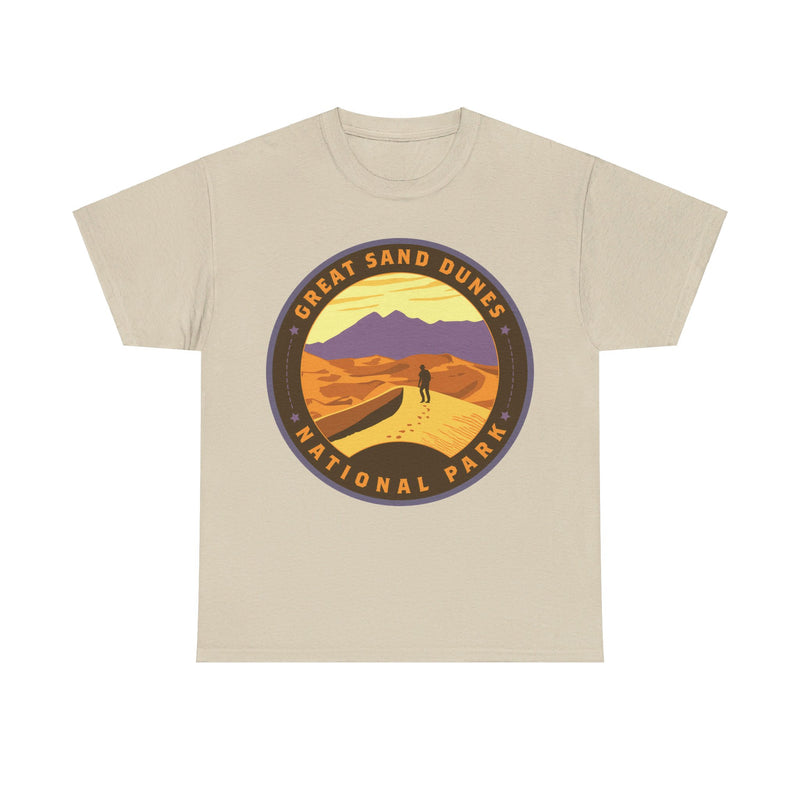 Load image into Gallery viewer, Great Sand Dunes National Park Colorado Round Logo T-shirt
