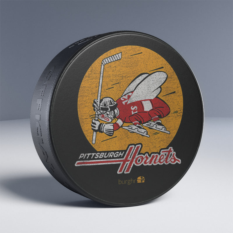 Load image into Gallery viewer, Pittsburgh Hornets Burghr Pennsylvania Hockey Puck