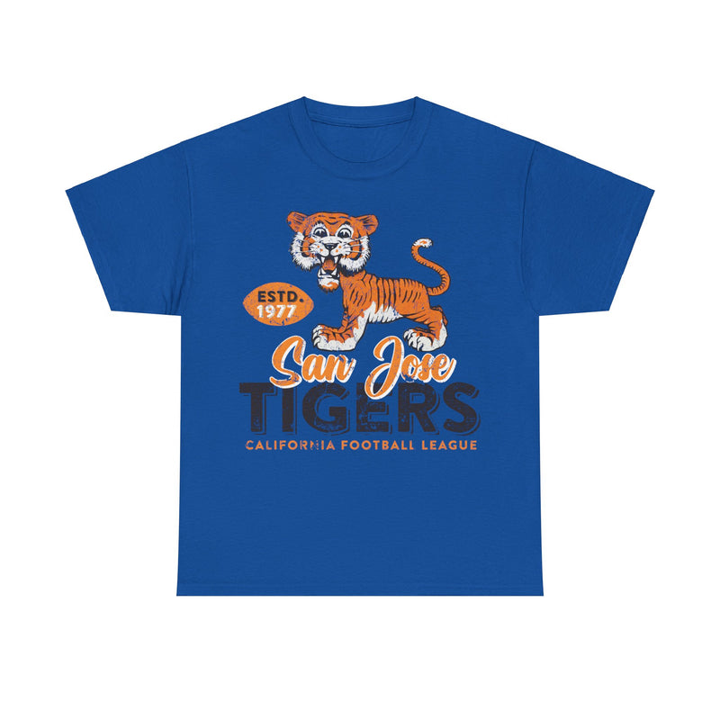 Load image into Gallery viewer, San Jose Tigers Est 1977 California Football Team T-shirt