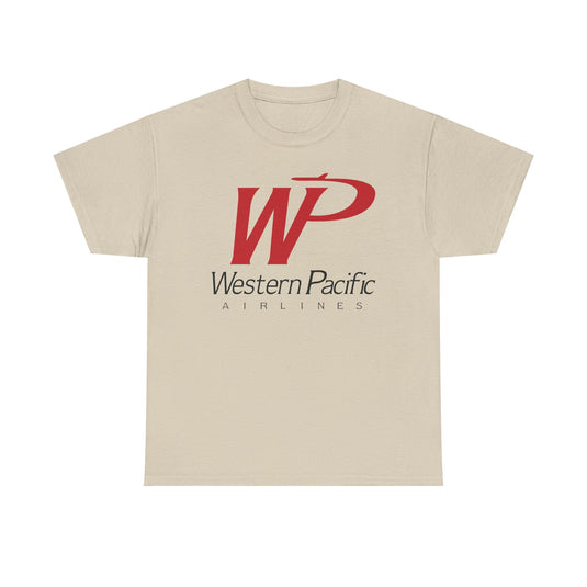 Western Pacific Airlines Vintage American Carrier Logo Classic Travel T-shirt