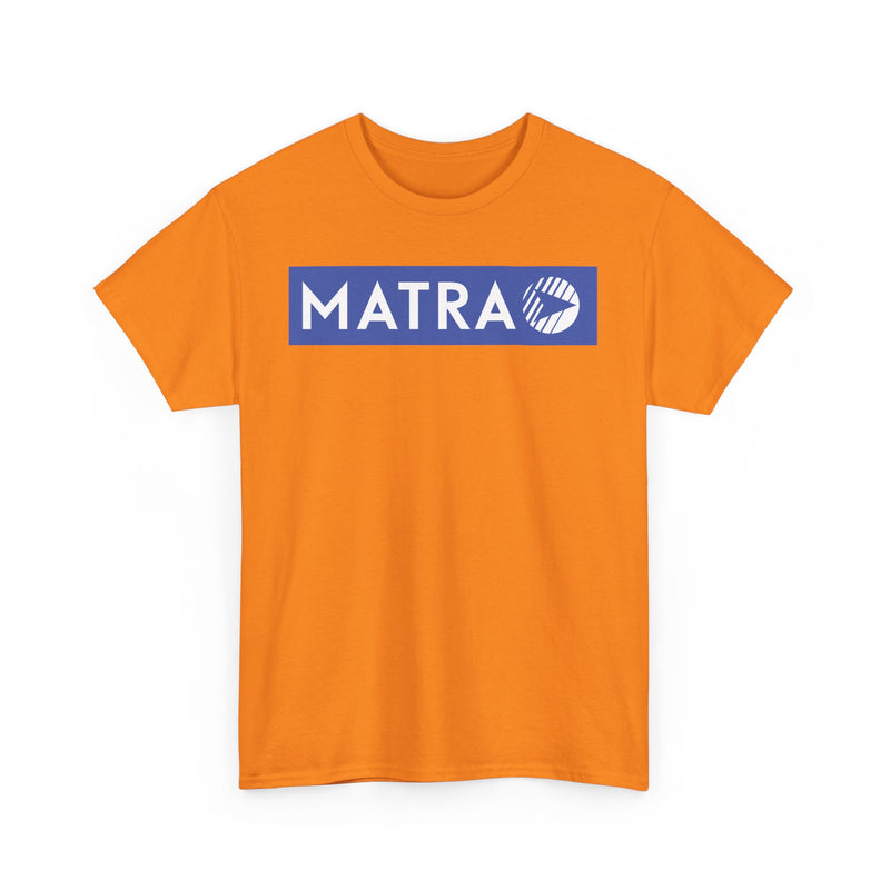 Load image into Gallery viewer, Matra French Racing Team Blue Logo Motorsport Company T-shirt