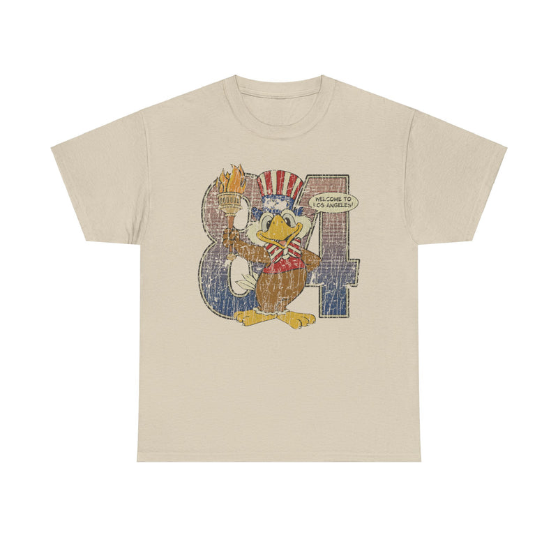 Load image into Gallery viewer, Sam The Eagle 1984 Summer Olympics Mascot California T-shirt