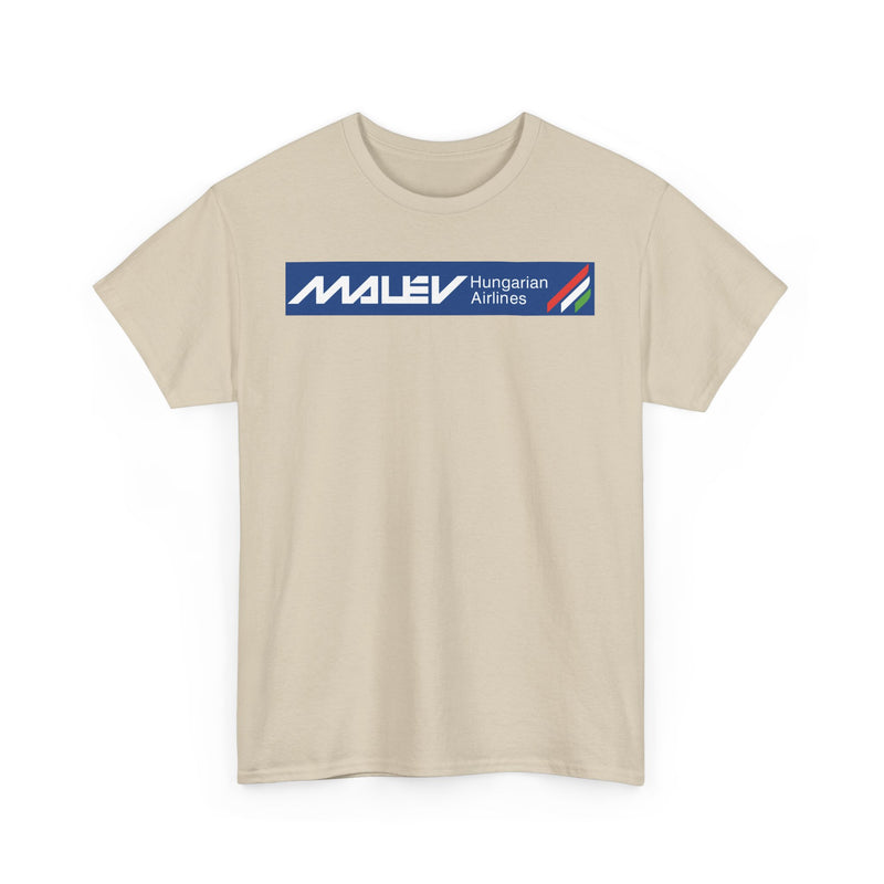 Load image into Gallery viewer, Malev Hungarian Airlines Vintage European Flag Carrier Aviation T-shirt