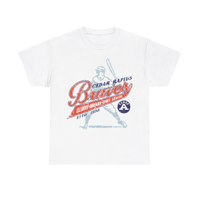 Load image into Gallery viewer, Cedar Rapids Braves Est 1956 Iowa Baseball Team T-shirt