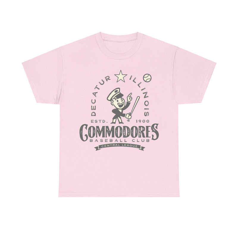 Load image into Gallery viewer, Decatur Illinois Commodores Central League Baseball T-shirt
