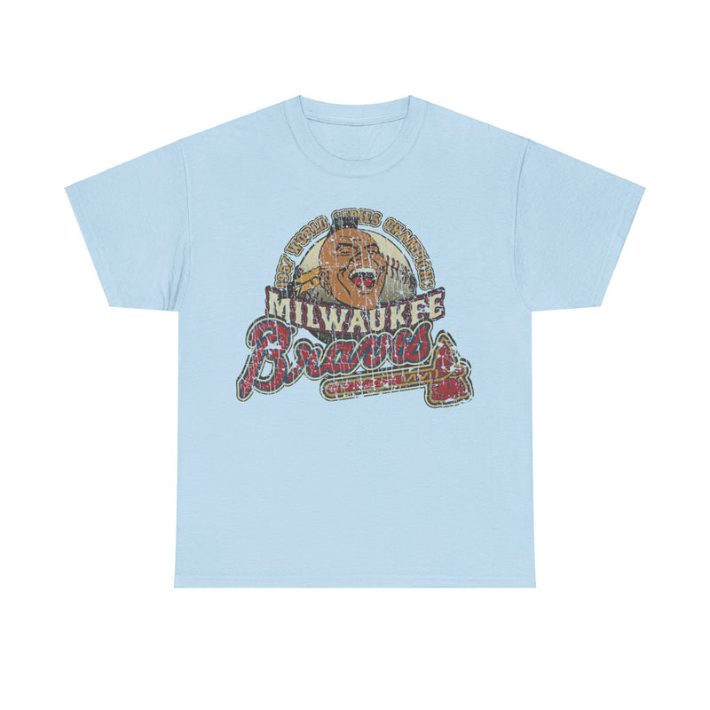 Load image into Gallery viewer, Milwaukee Braves World Champions Baseball Team T-shirt