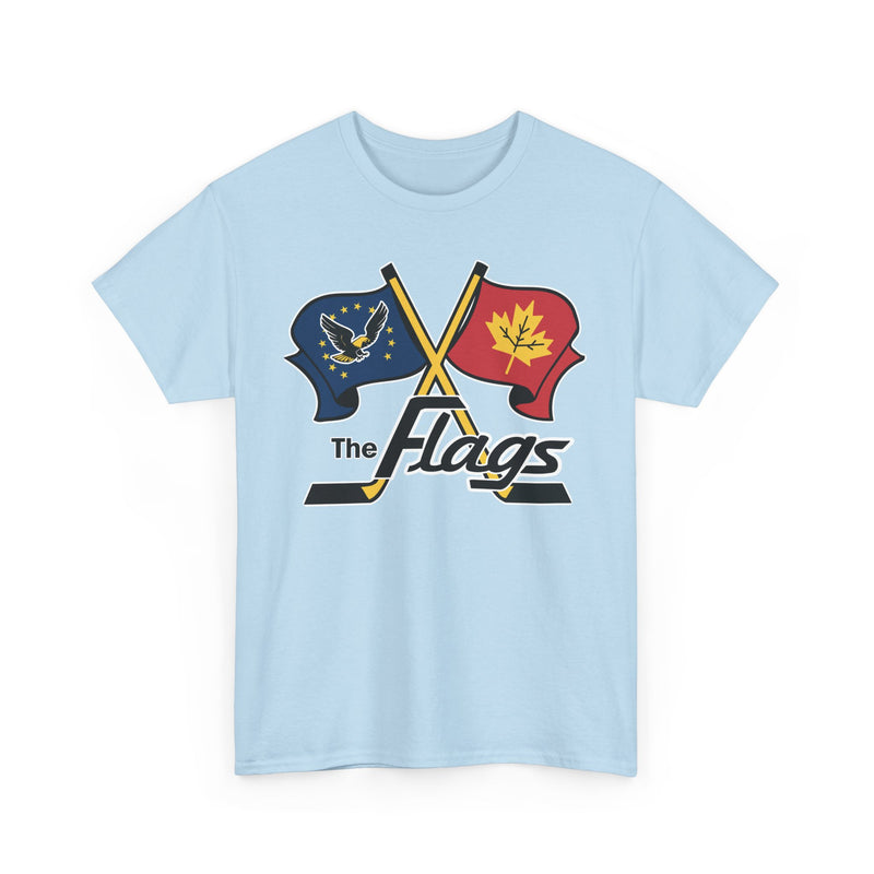 Load image into Gallery viewer, Port Huron Flags 1962-1981 Michigan Hockey T-shirt