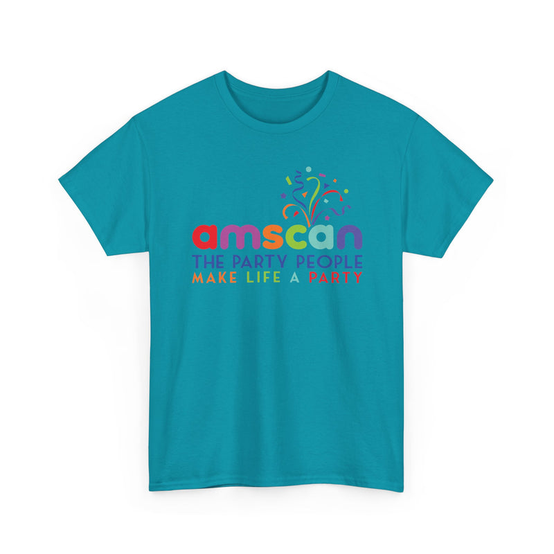 Load image into Gallery viewer, Amscan T-Shirt Defunct Party Supply Company The Party People Make Life Party