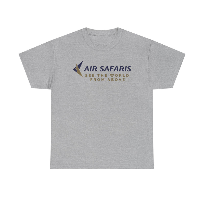 Load image into Gallery viewer, Air Safaris See the World From Above Vintage Airline Logo Aviation T-shirt