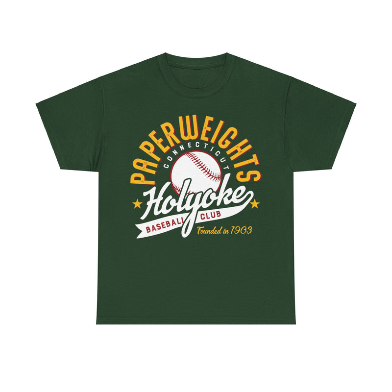 Load image into Gallery viewer, Holyoke Paperweights Est 1903 Connecticut Baseball T-shirt
