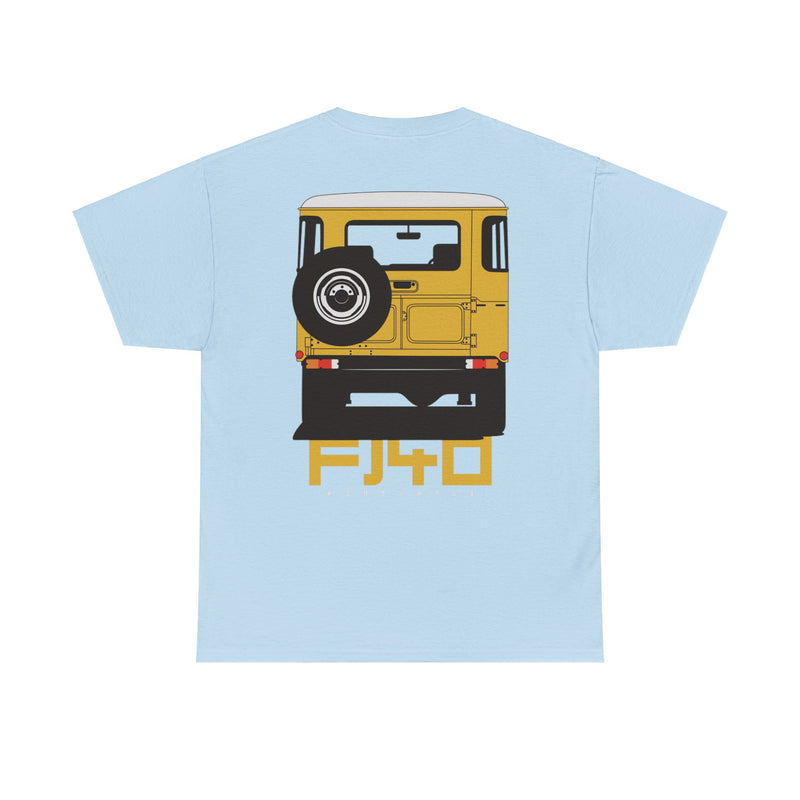 Load image into Gallery viewer, Toyota Land Cruiser FJ40 Yellow Car Double-sided T-shirt